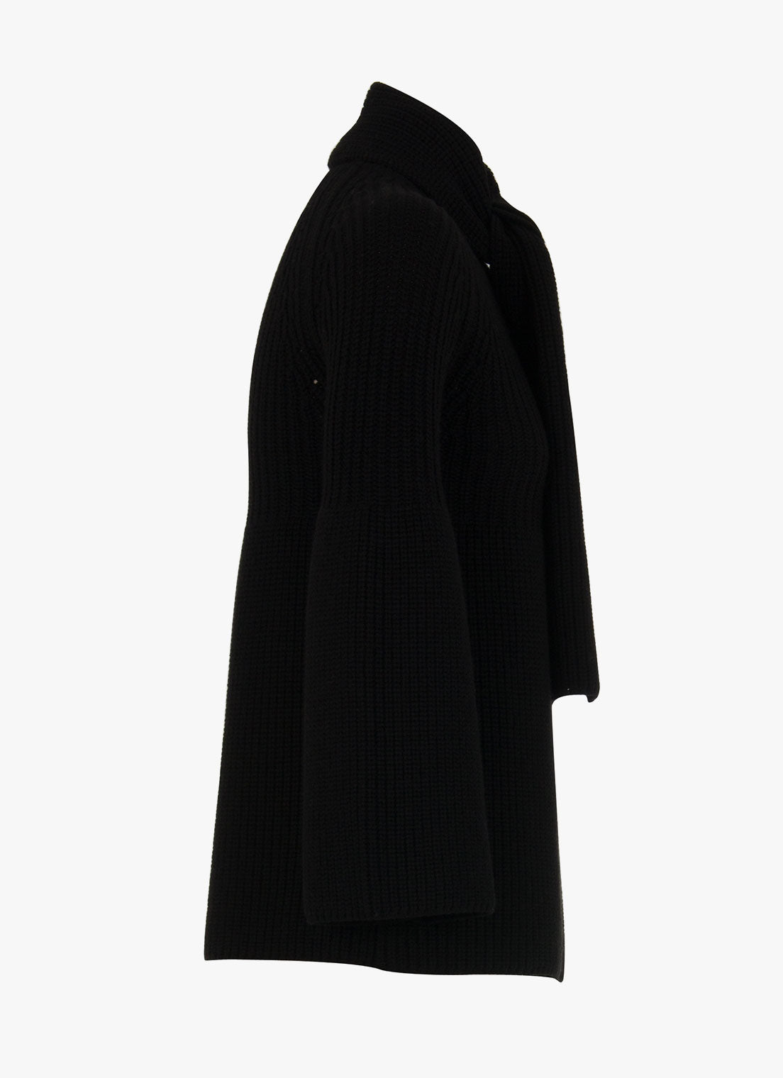 Akita Tie Neck Sweater Black