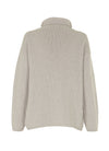Funnel Neck Slouchy Sweater Cream