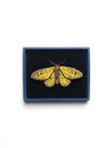 Yellow Coster Butterfly Brooch Yellow