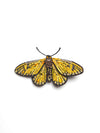 Yellow Coster Butterfly Brooch Yellow